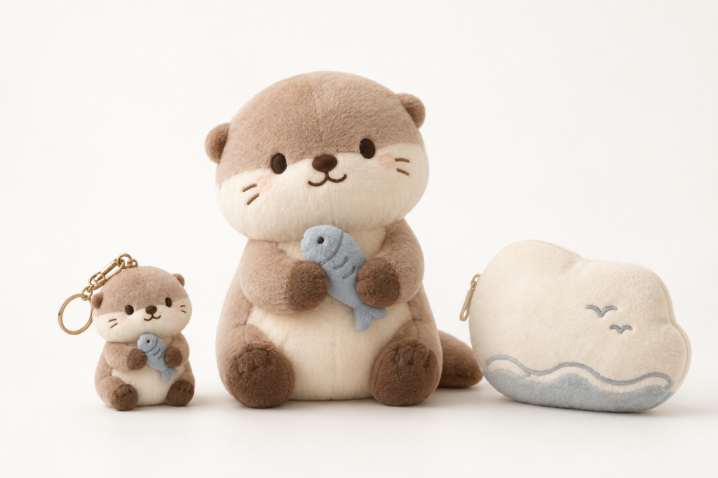 Plush & Soft Goods
Custom character plush, plush keychain, and soft accessories developed from original artwork